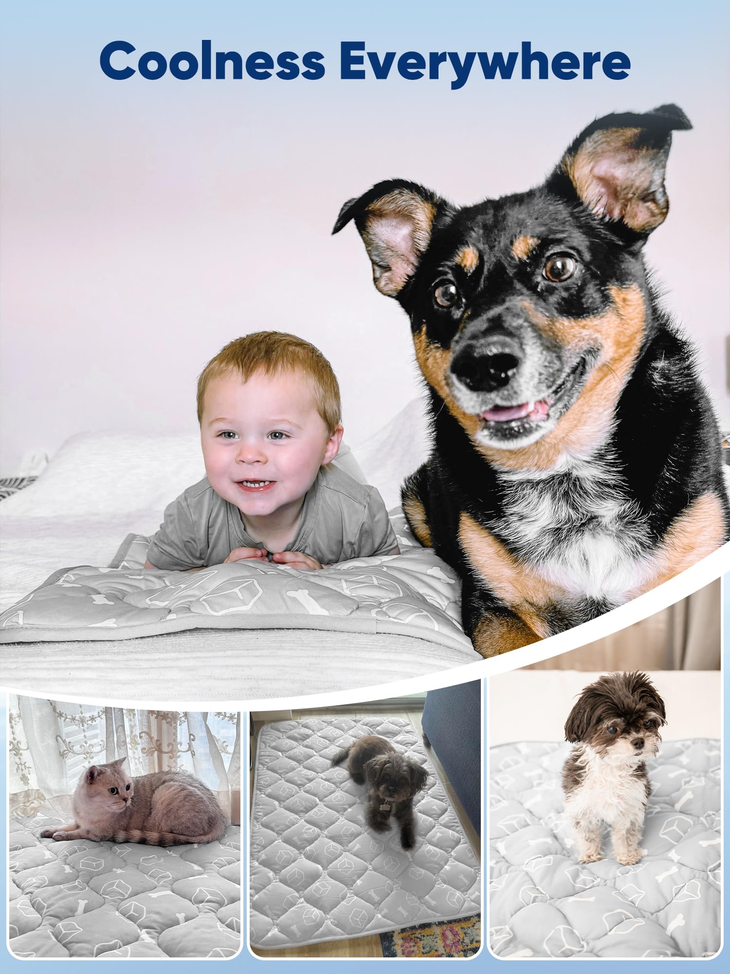 Ideal for large dogs or multi-pet homes needing cooling