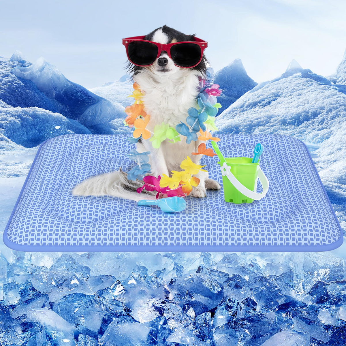 Rywell dog cooling mat with Arc-Chill 3.0 cooling surface for hours