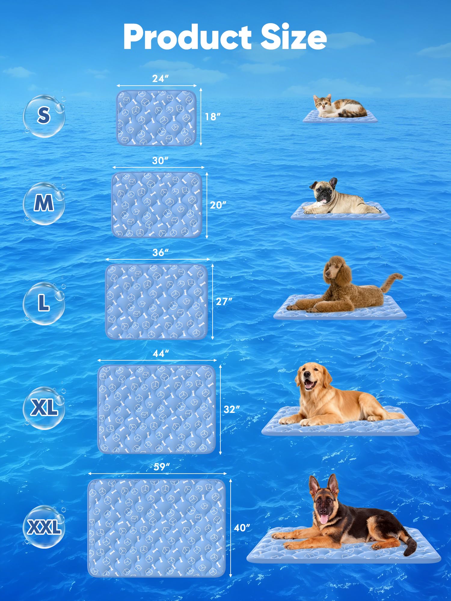 Non-toxic fabric used in Rywell cooling mat for safe daily use.