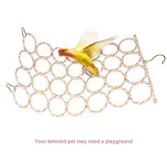 Two-pack S-Mechanic bird toys for multiple birds sharing a play area.