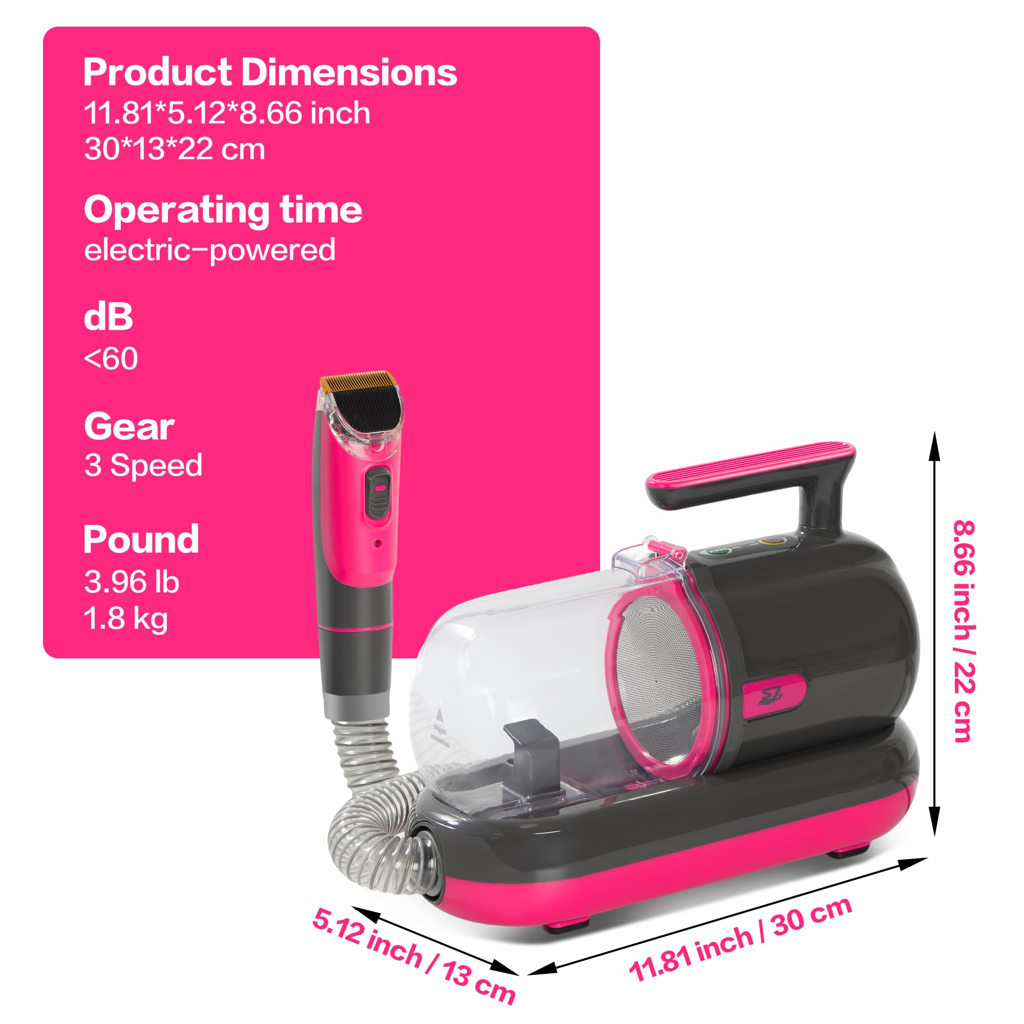 S7 at-home nail grinder supports regular pet grooming sessions.