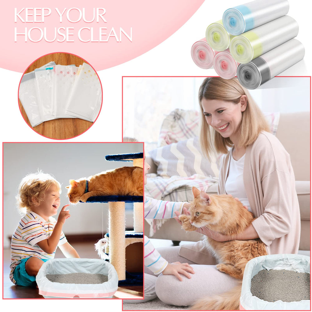Sabary bottom holes filter litter for easier disposal