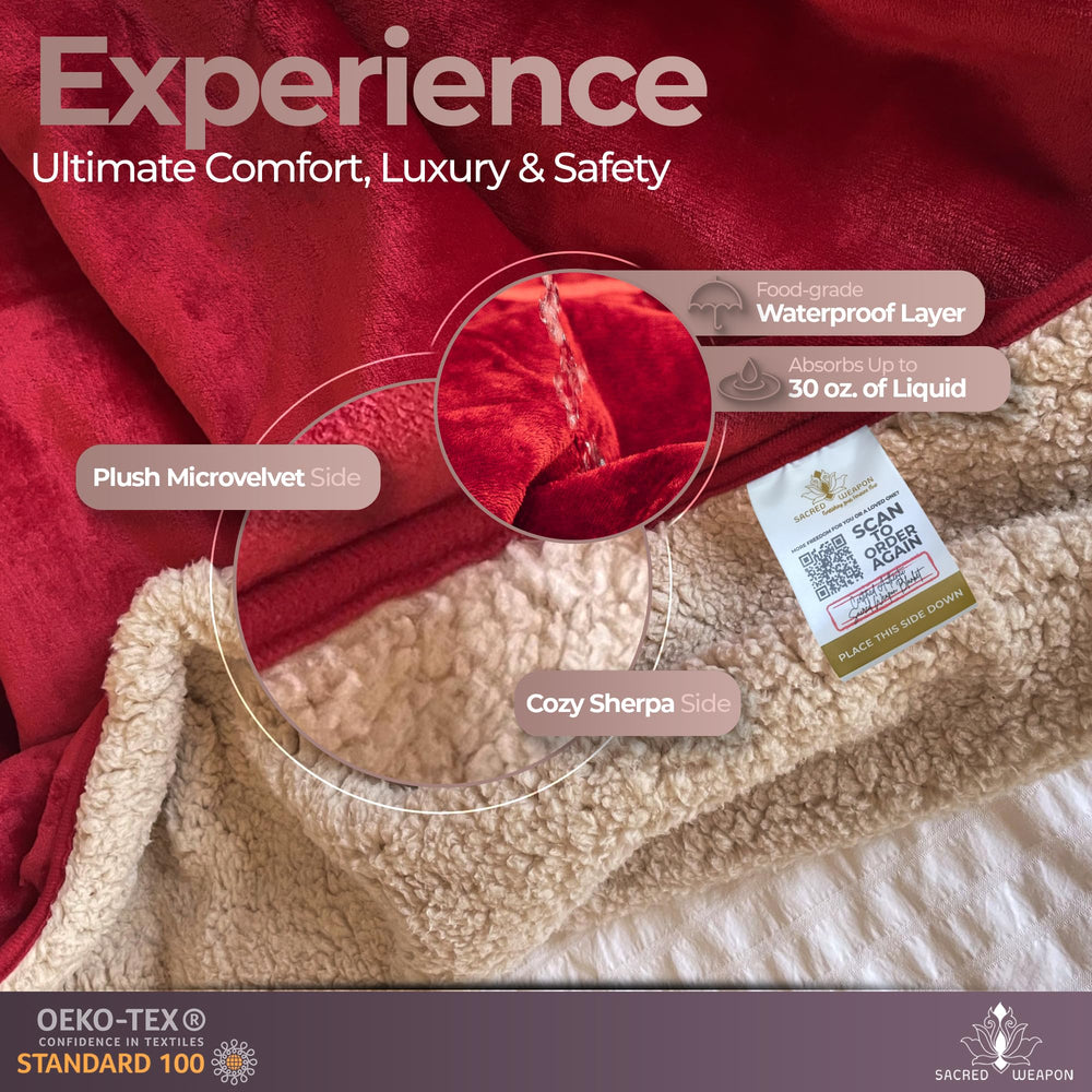 Sacred Weapon silent no-crinkle design enhances evenings without distraction.