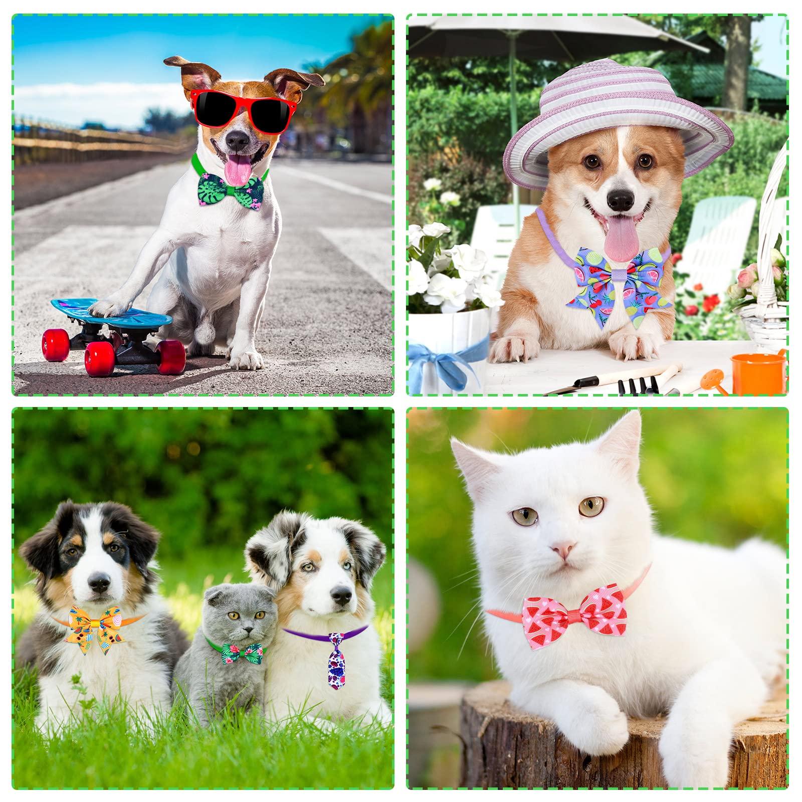 Sadnyy bowknot collars add chic flair to pets.