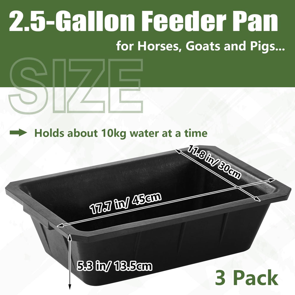 Sadnyy rubber feeder pan heavy duty close-up highlights thick, durable material.