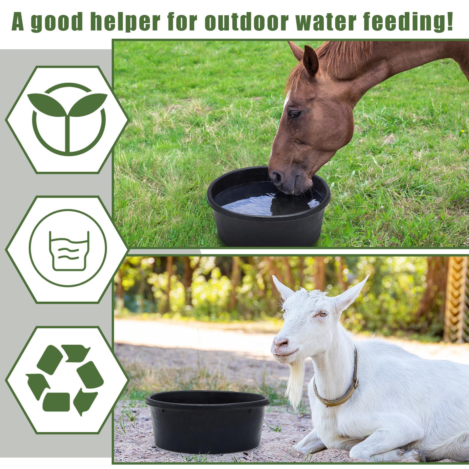 Sadnyy temperature resistant livestock feeder for year round use
