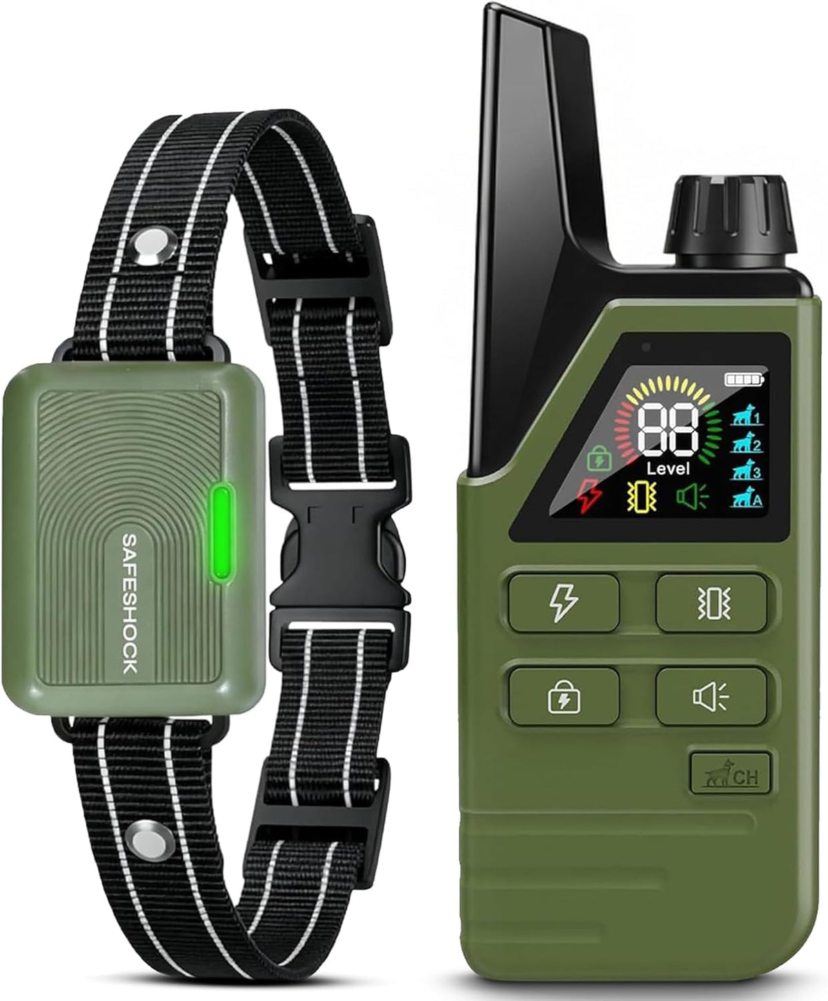 SafeShock latest-model receiver for reliable long-range training signals.