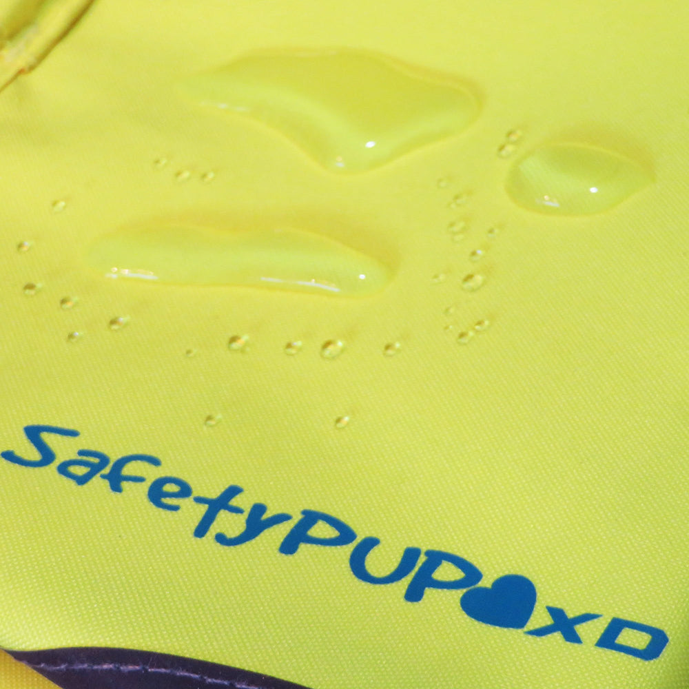 SafetyPUP XD night-time reflective vest highlights high-visibility panels