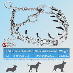 Safiman collar soft rubber cover provides comfort during daily walks