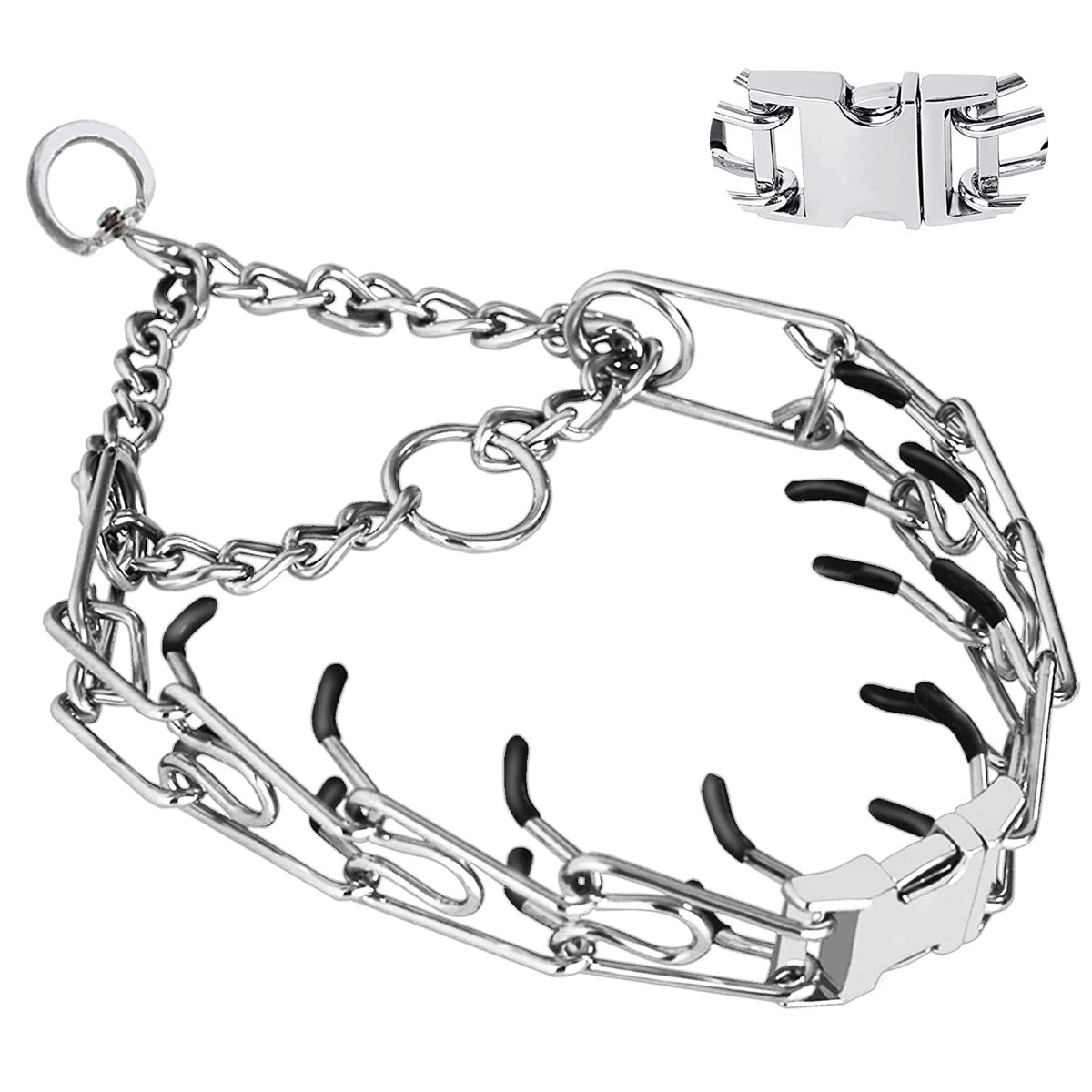 Safiman no-pull collar with front buckle for easy leash control during walks