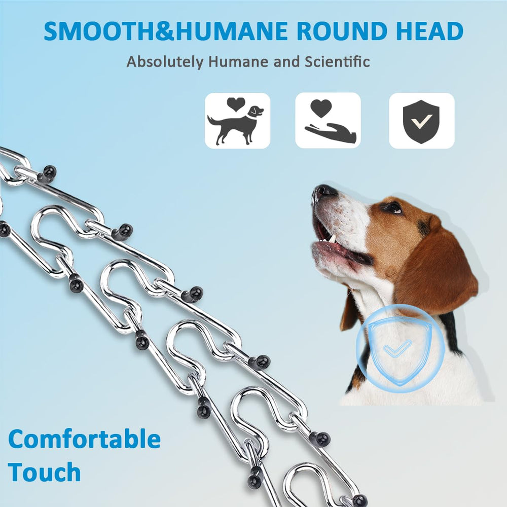 Safiman prong collar – rubber caps offer added comfort during training sessions.