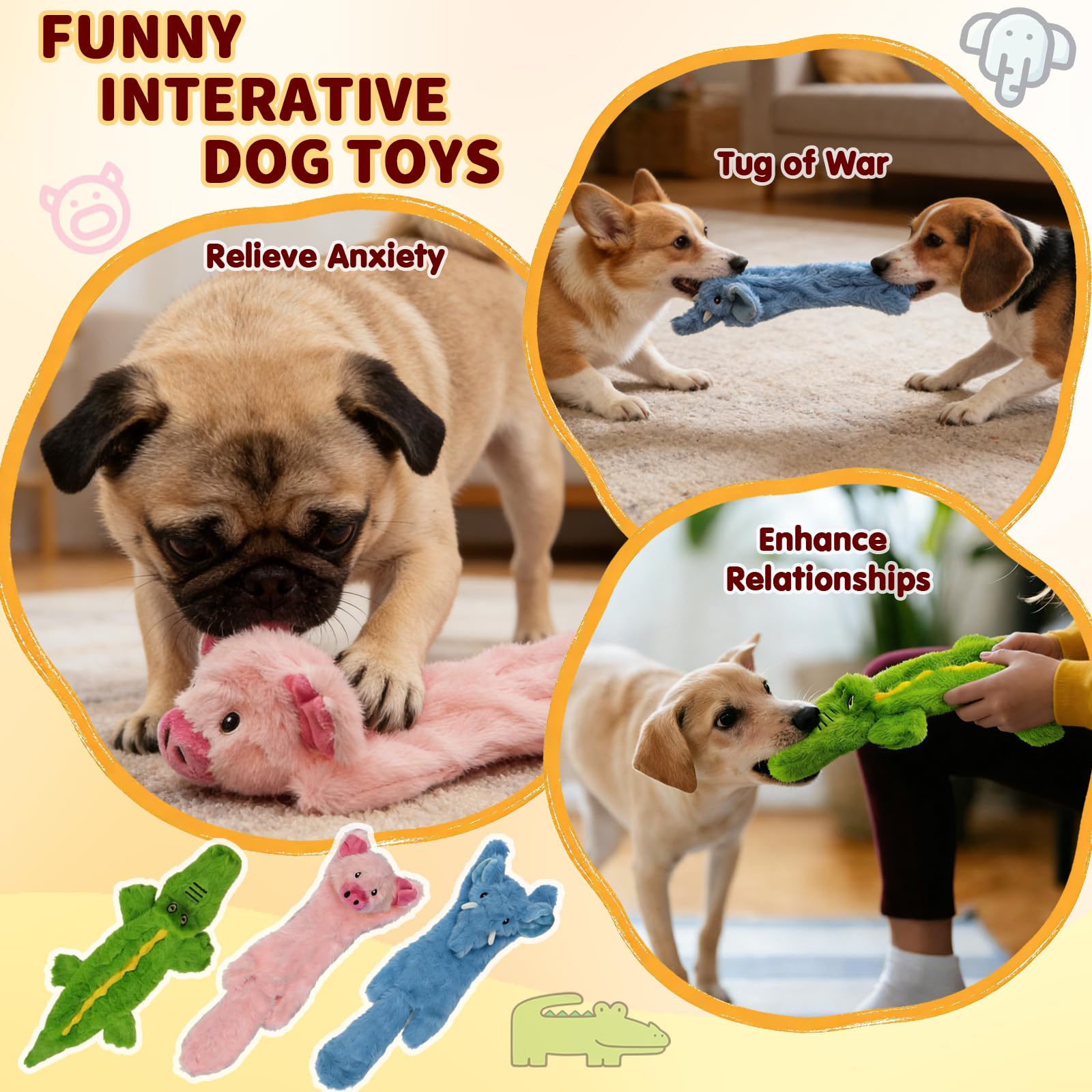 Sagildoq no-stuffing toy washed easily for quick hygienic cleanup