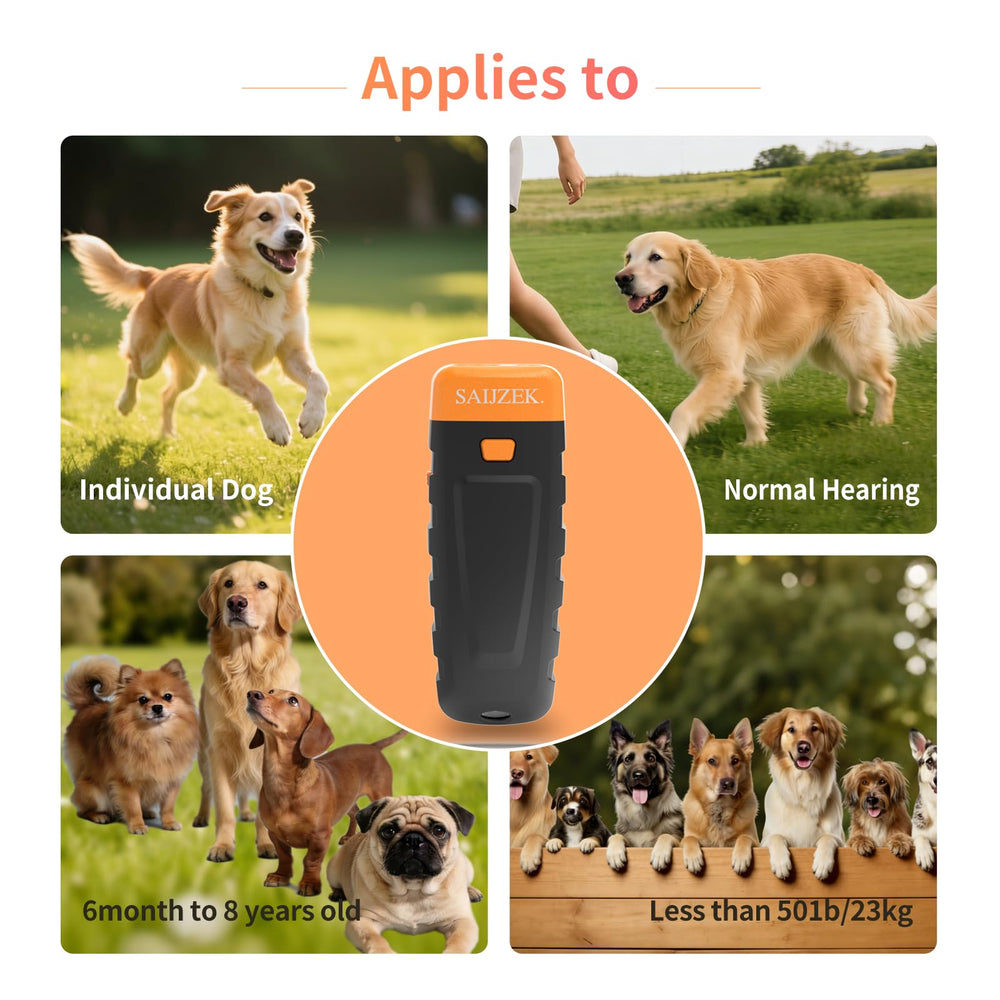 SAIJZEK handheld device for humane training of dogs