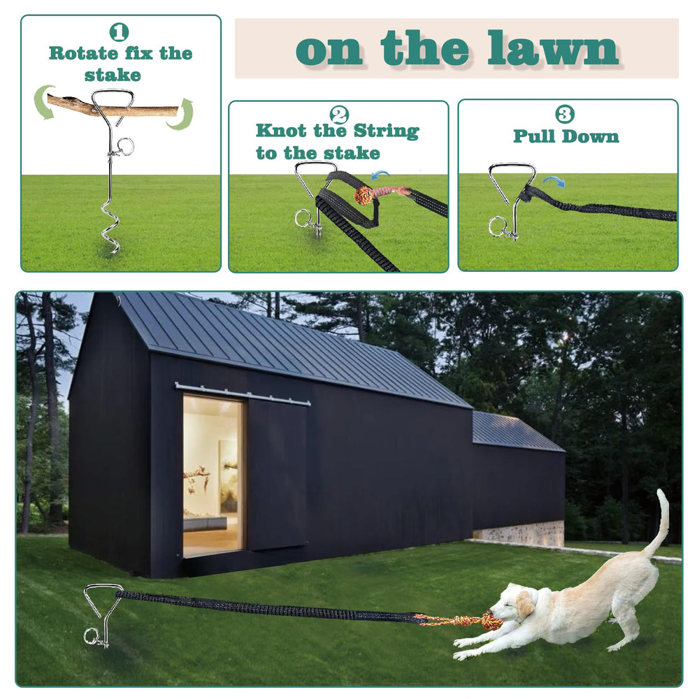 SailStart ground stake rotates for secure lawn play