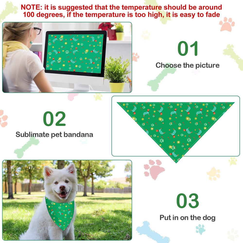 Saintrygo adjustable bandana with tie knot fits most dogs