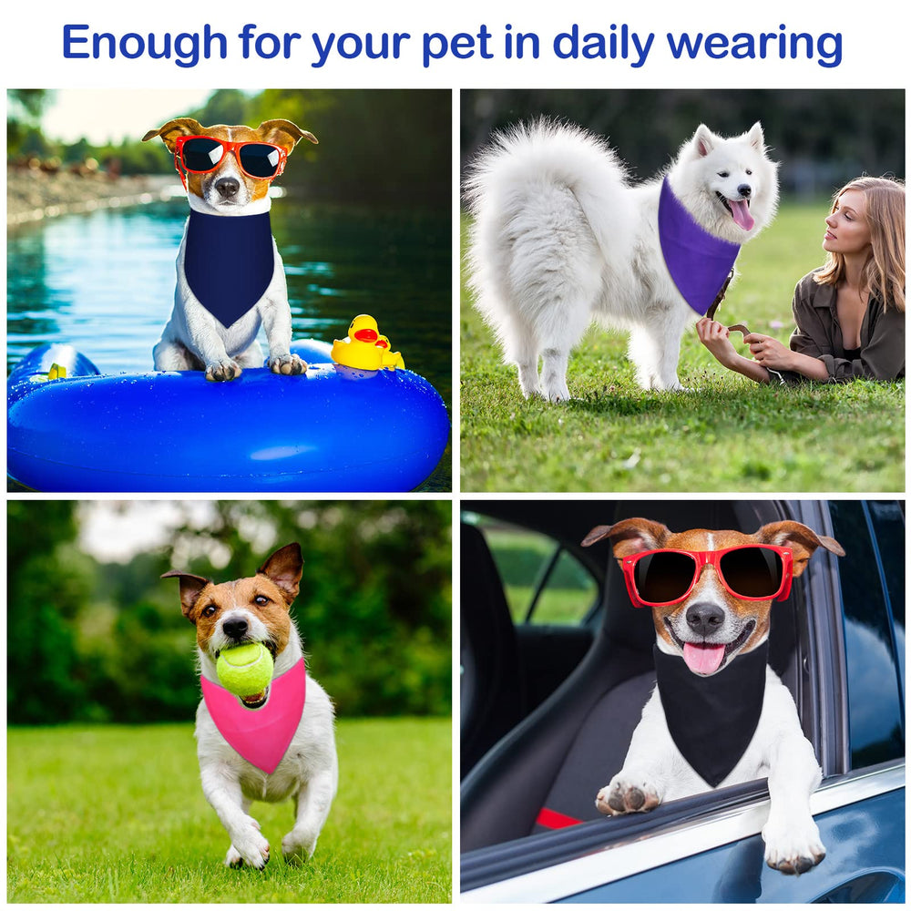 Saintrygo dog bandanas worn during photos or events for cute looks