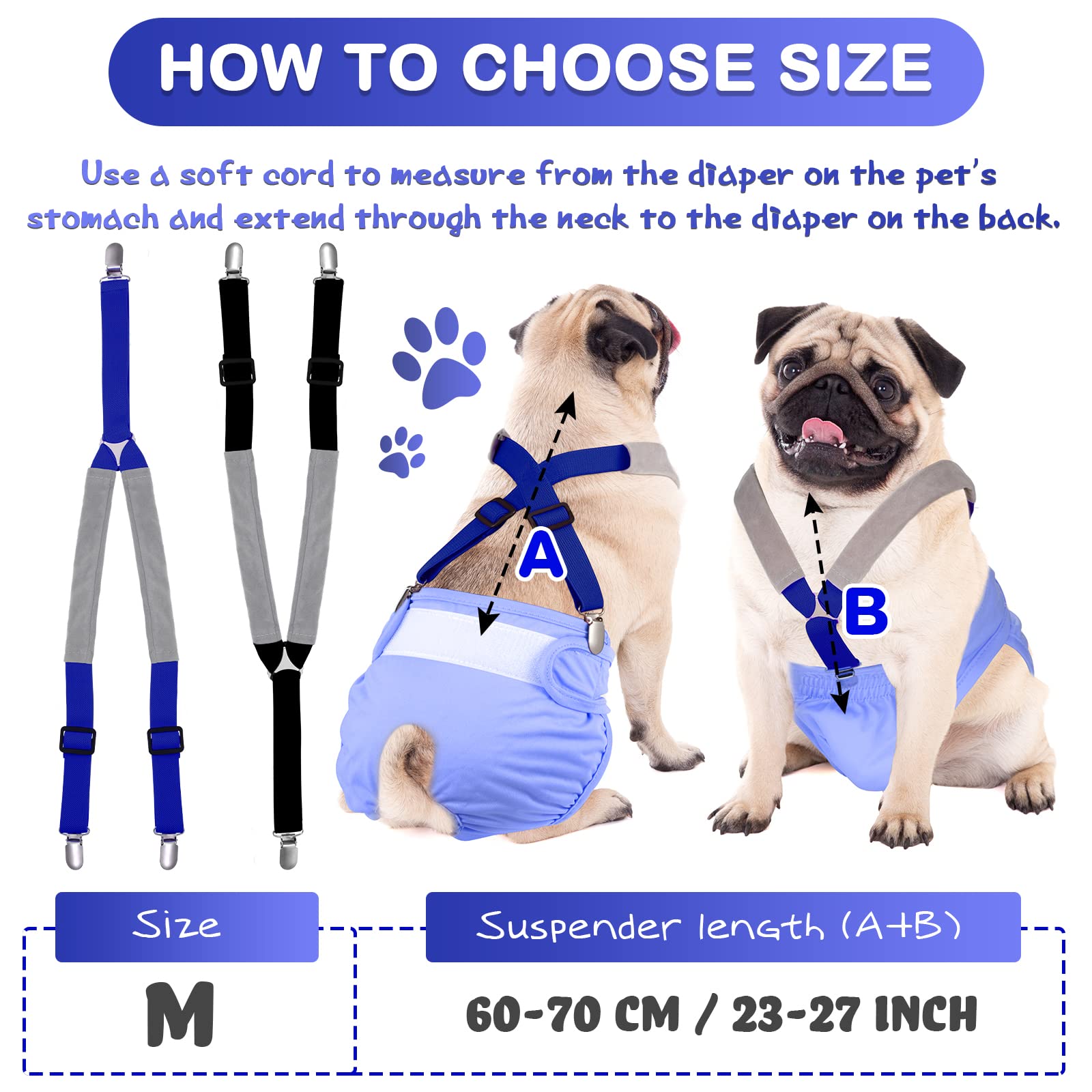 Saintrygo length adjustment helps fit dogs of different sizes