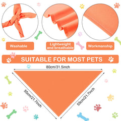 Saintrygo polyester bandana offers soft, breathable comfort for pets