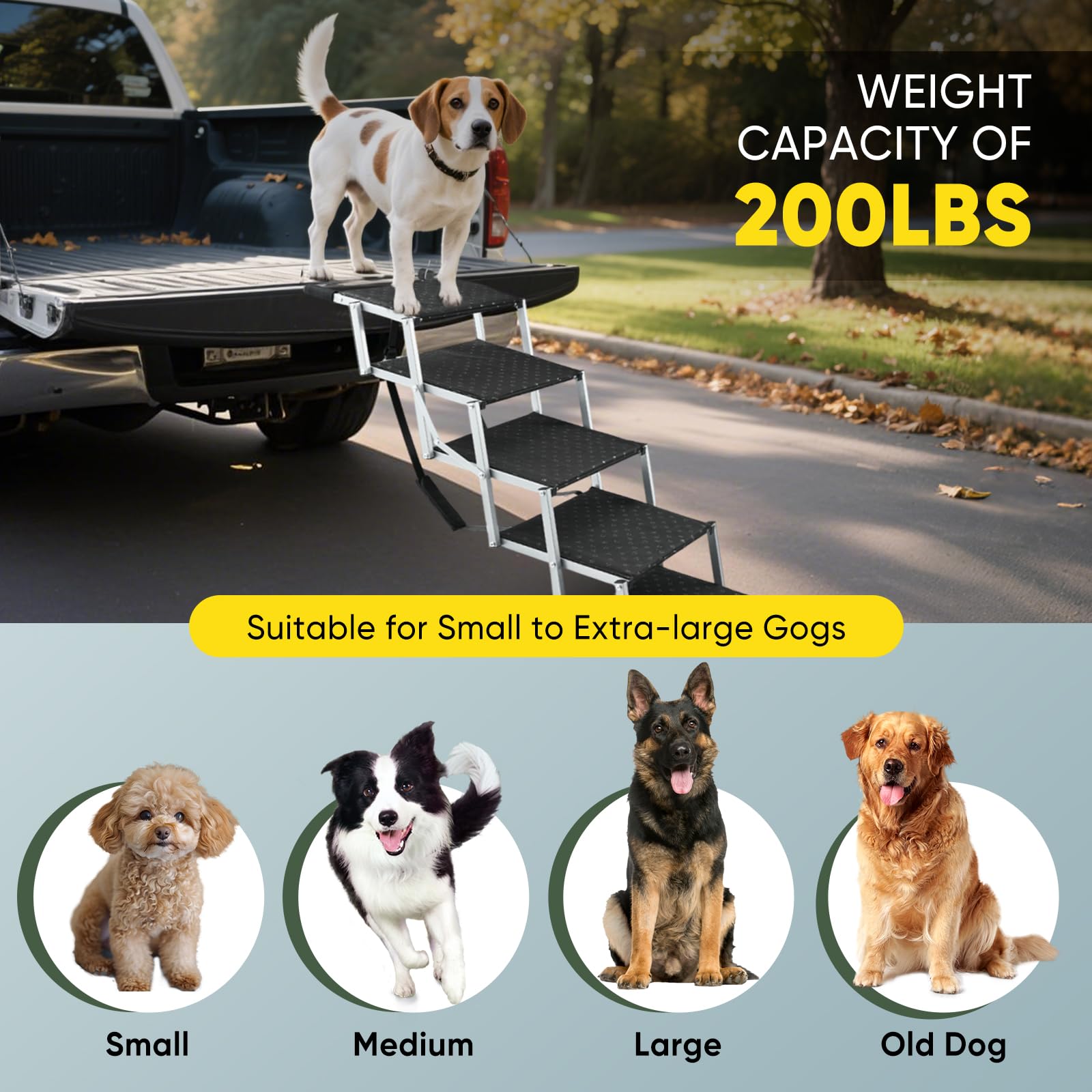 SakerPlus five-wide steps provide stable footing