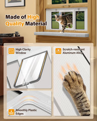 SAKSUN cat door easy installation saves time during setup
