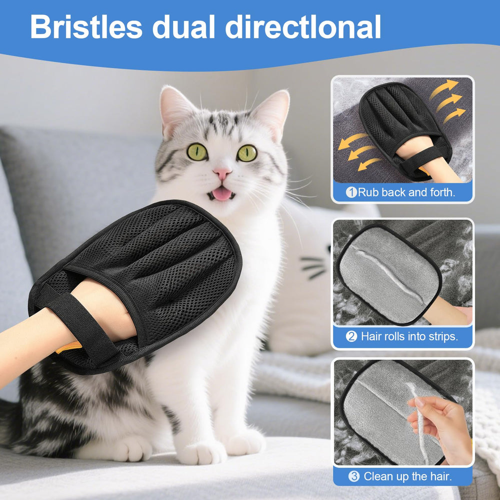 Salhap electrostatic lift technique removes lint and hair smoothly on surfaces