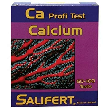 Salifert alkalinity calcium magnesium kit procedure drops illustration guiding simple steps for accurate results.