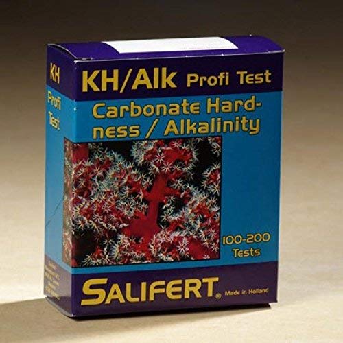 Salifert KH/ALK test kit for accurate alkalinity testing in reef aquariums
