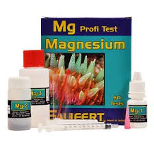 Salifert Magnesium Test Kit contents showing 50 tests for reliable reef-keeping