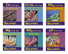 Salifert Master Reef testing kit for saltwater tanks enables precise parameter checks.