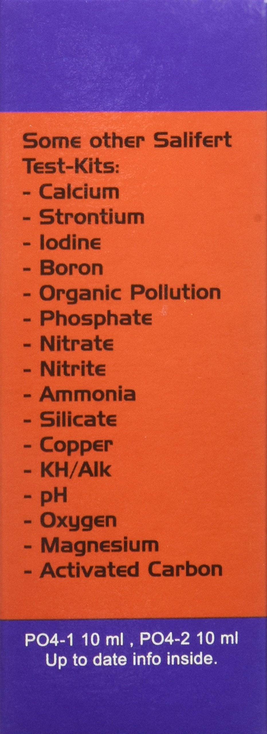 Salifert phosphate test kit reagents and vials for precise low-range detection