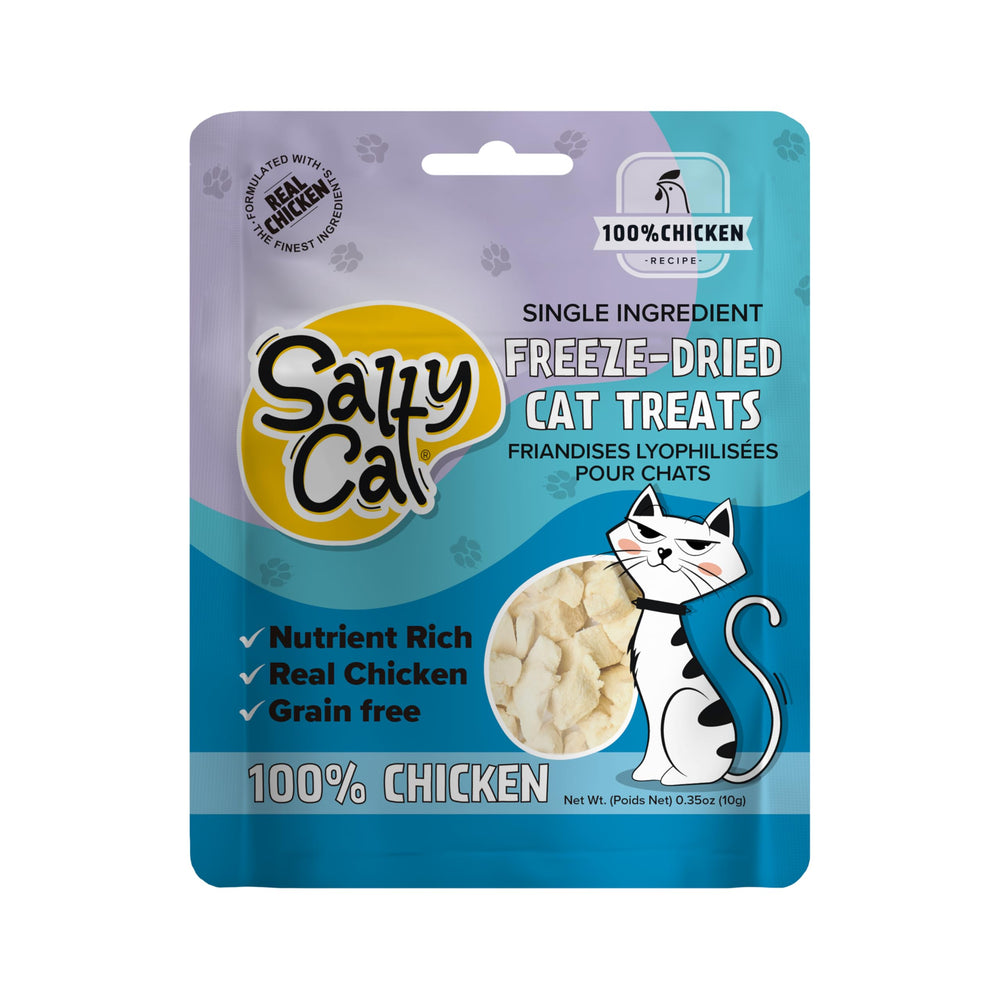 Salty Cat light, crunchy texture bites ideal for enrichment and picky eaters.