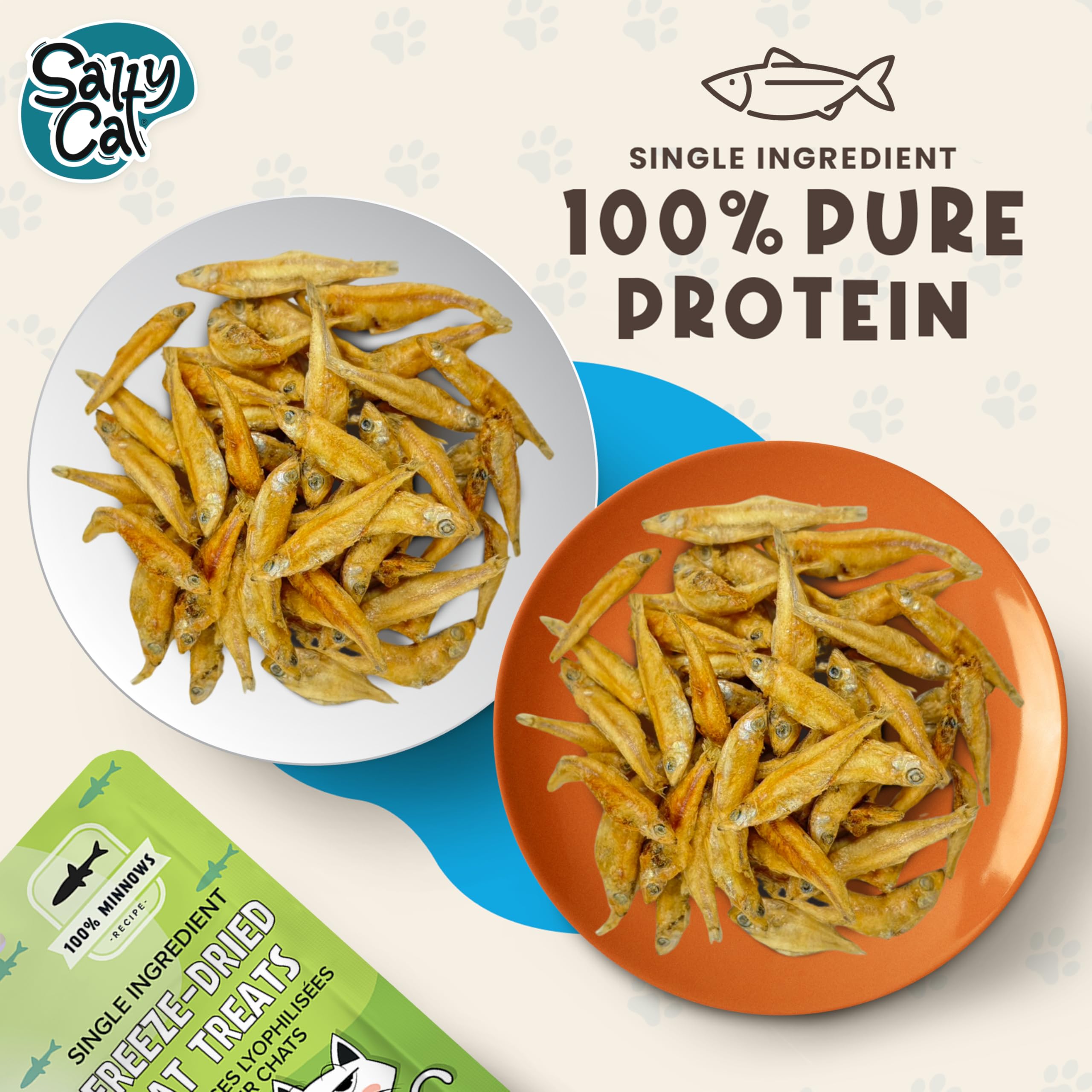 Crunchy, airy texture makes a satisfying bite for cats.