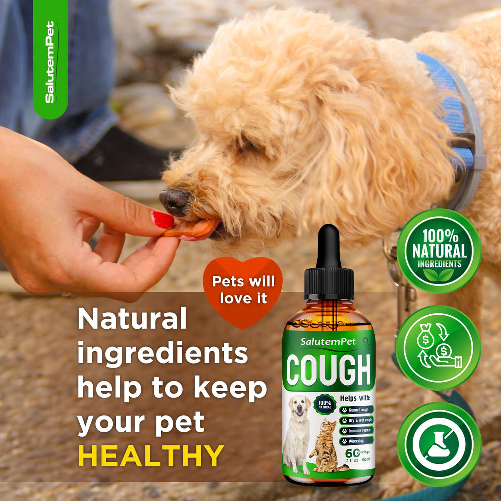 SalutemPet Kennel Cough Dosing Droppers enable weight-based administration.