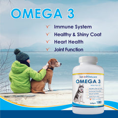 Salveo Omega-3 Dogs pour captures easy dosing and reduced mess.