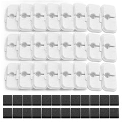 SAMANIJA replacement filter for cat fountain with triple filtration improves water taste.