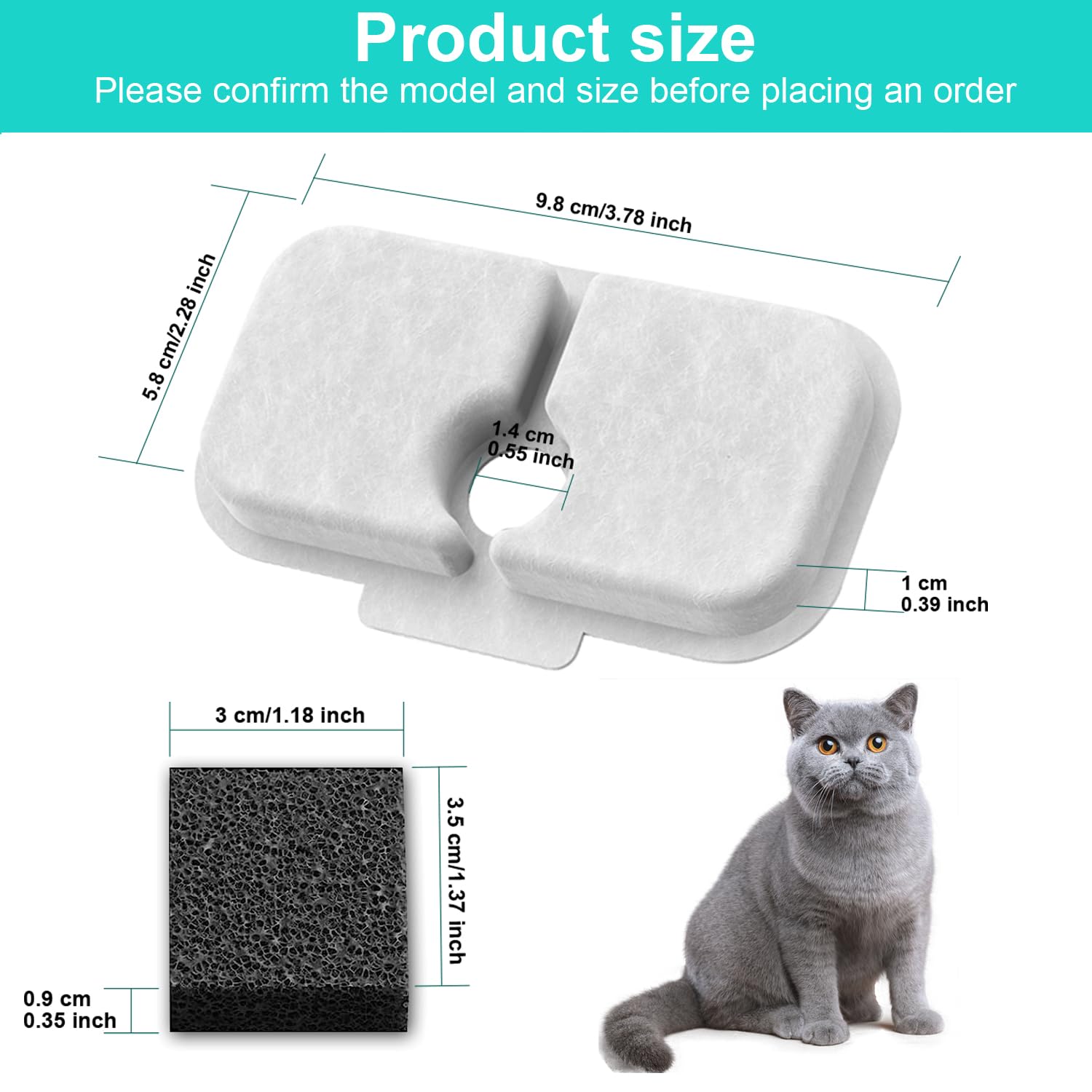 Compatible with PETLIBRO PLWF005/PLWF115/PLWF105 devices for quick refresh.