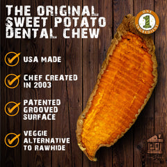 Sams Yams USA-made, chef-roasted chews for large dogs