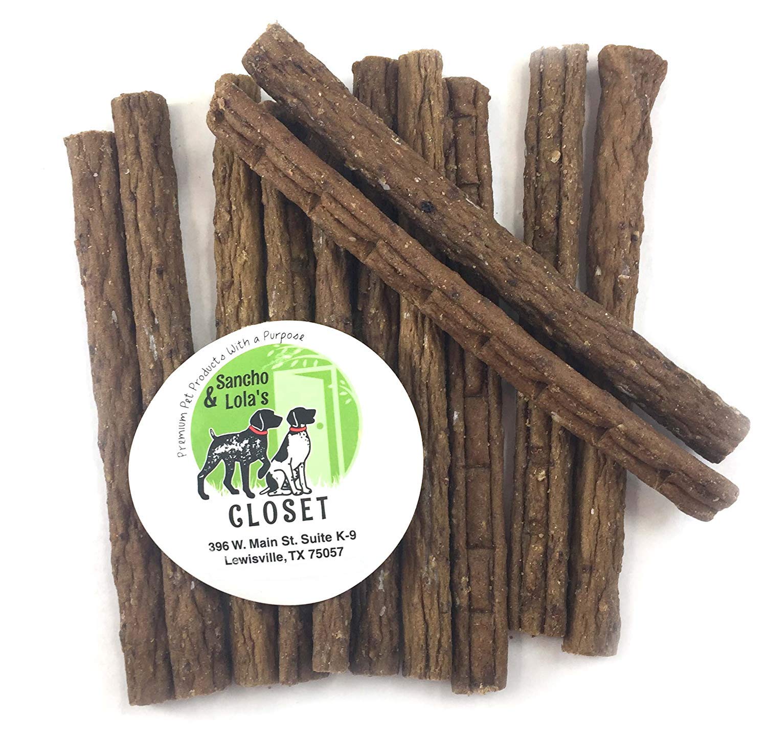 Sancho & Lola's elk jerky 12-pack shows lean protein for a healthy snack.