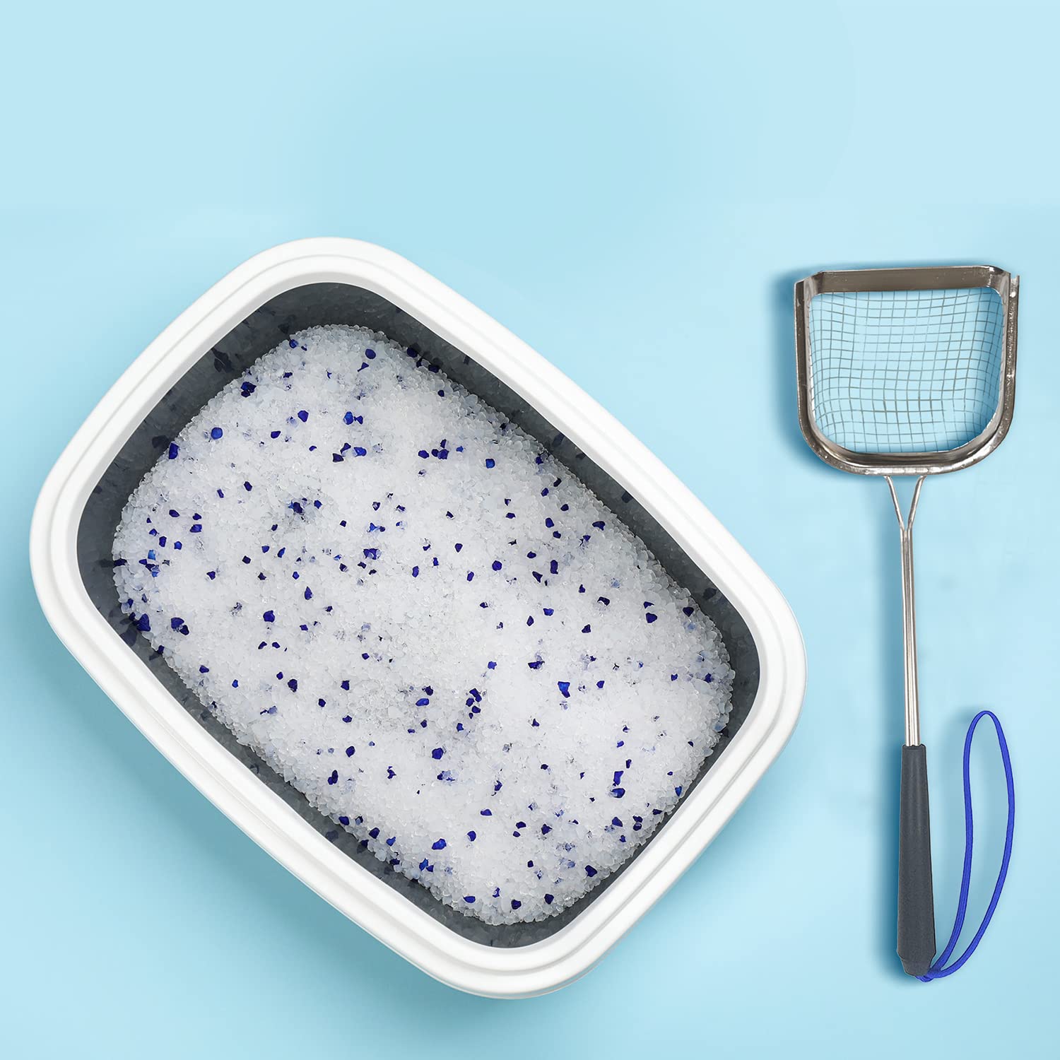 Sand Dipper long handle eases scraping without bending.