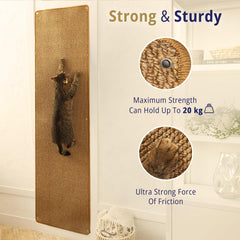Sandpeak cat wall climber acts as sofa protector while cats scratch and explore.