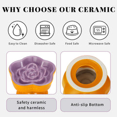 S&Q's Ceramics stable two-pound base reduces tipping during feeding