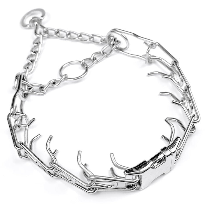SANFENGPET dog training collar with quick-release buckle for easy on and off.