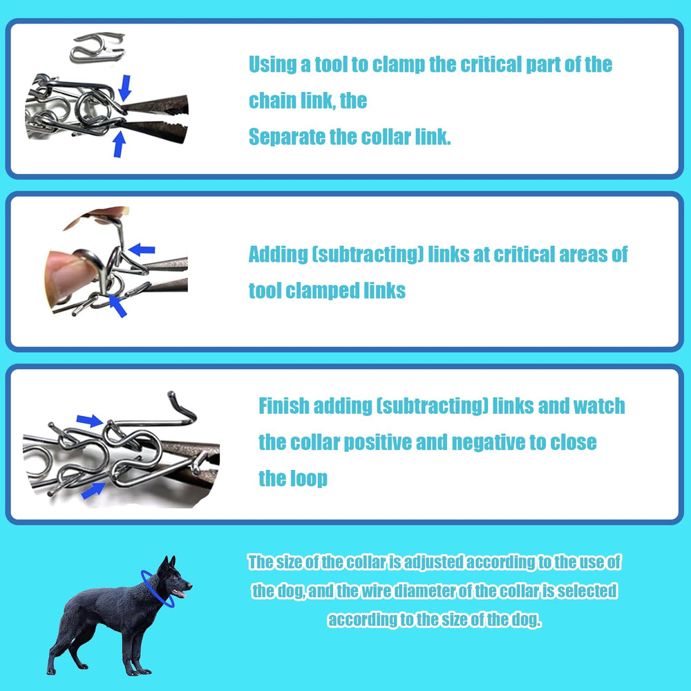 SANFENGPET extra links and caps for lasting customization.