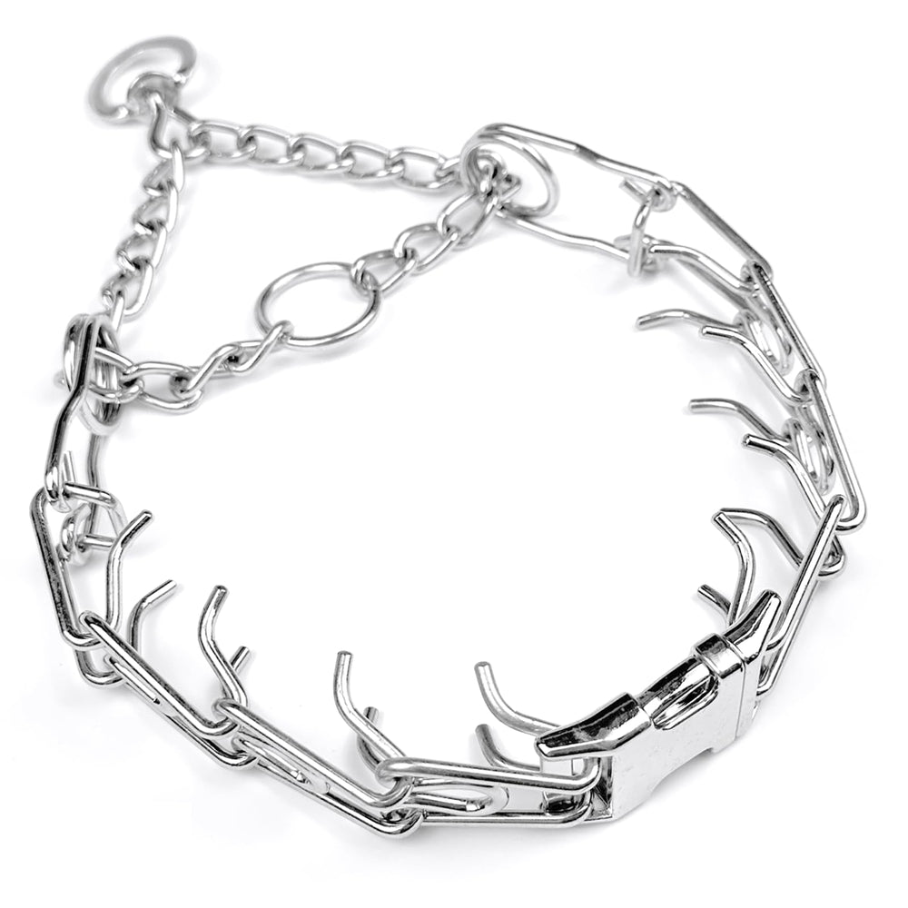 SANFENGPET No Pull collar with quick release makes easy on/off during walks.