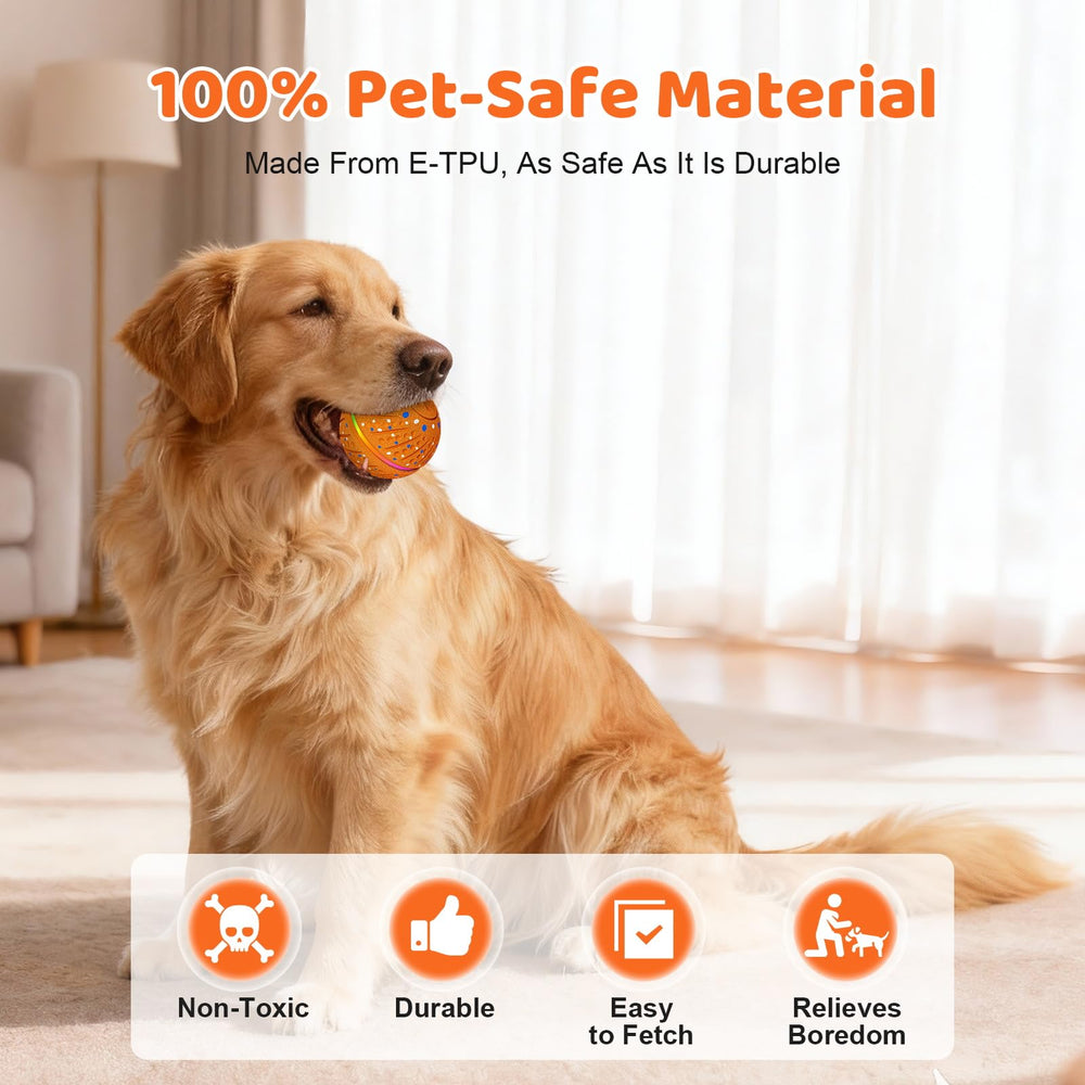 Sankell compact 2.8 inch ball fits small and medium dogs for safe fun.