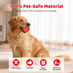 Sankell dog ball displaying three play modes to match energy.