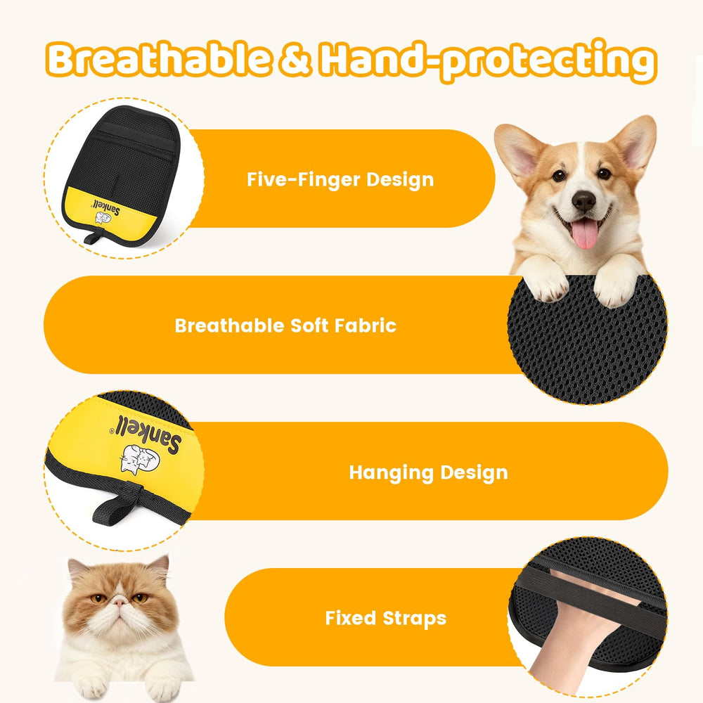 Sankell breathable mesh fabric protects skin during use.