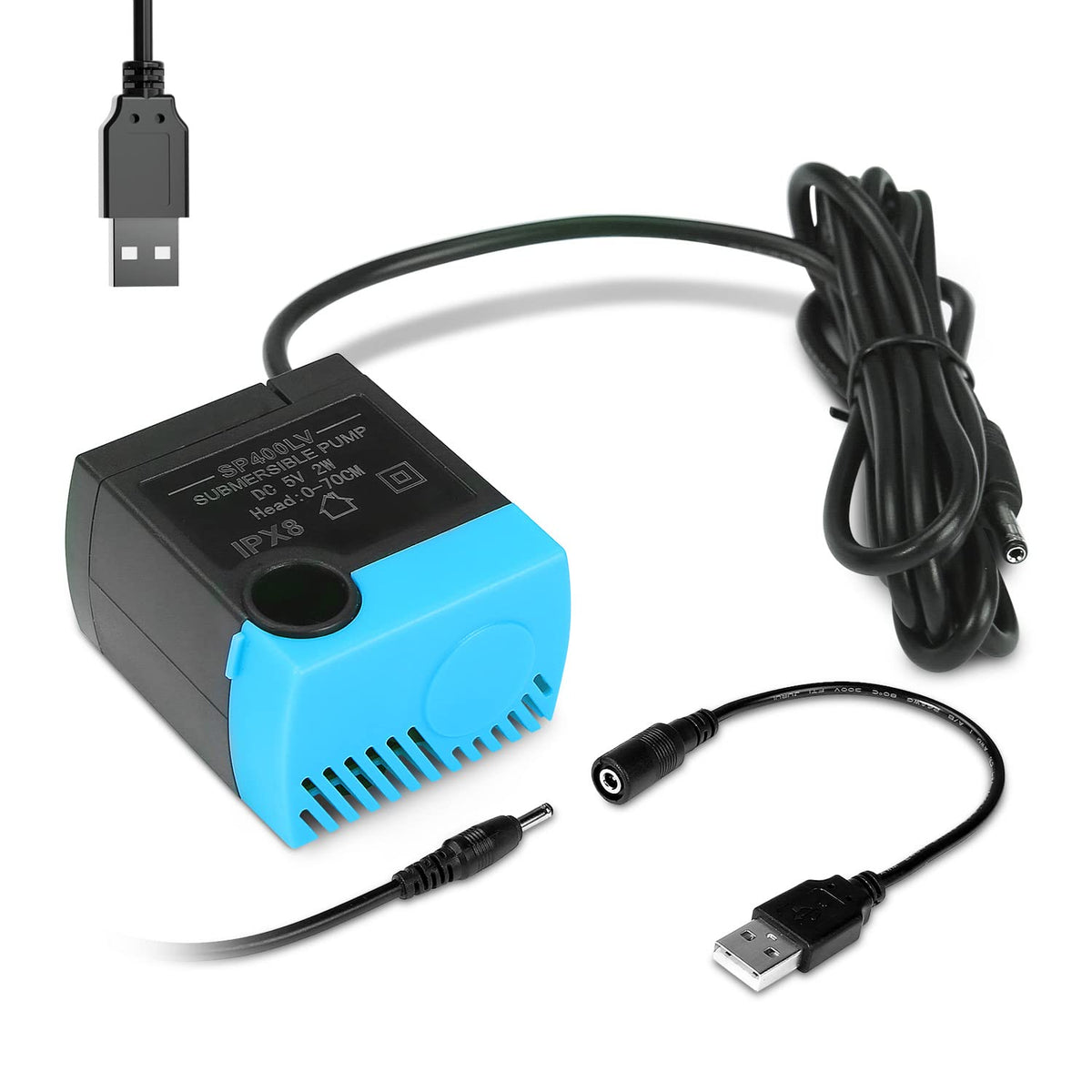 SANKLEV SP-400LV pump front view for quiet, reliable fountain replacement