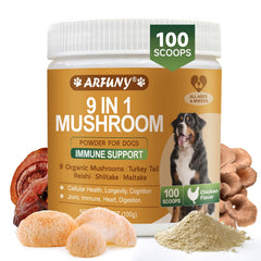 SANTKOL dog mushroom turkey tail powder supports immune health and daily vitality.