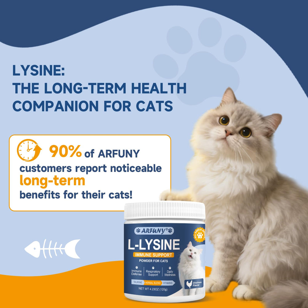 SANTKOL L-Lysine for Cats label closeup premium ingredients and nutrition at a glance